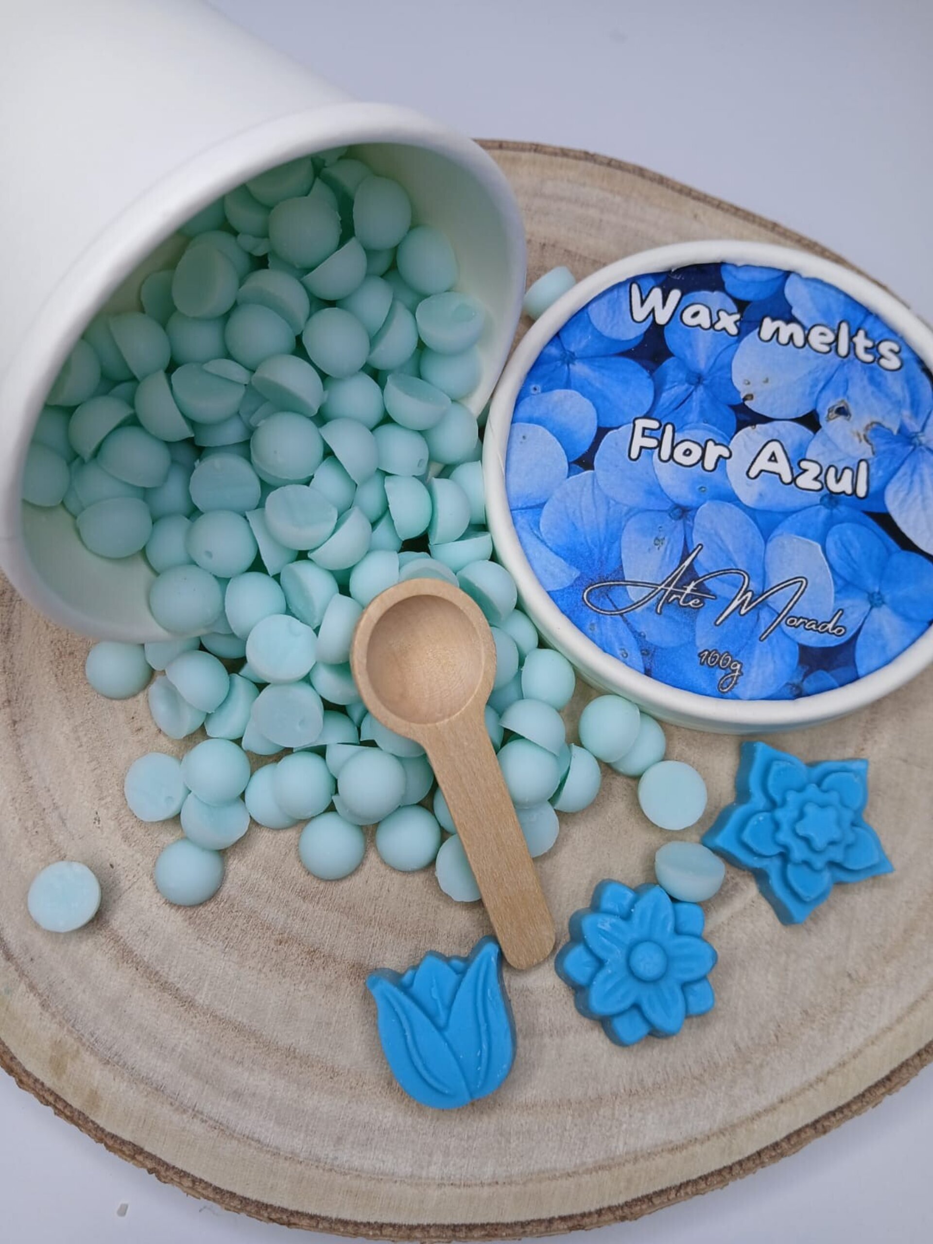 waxmelts flor azul - 1