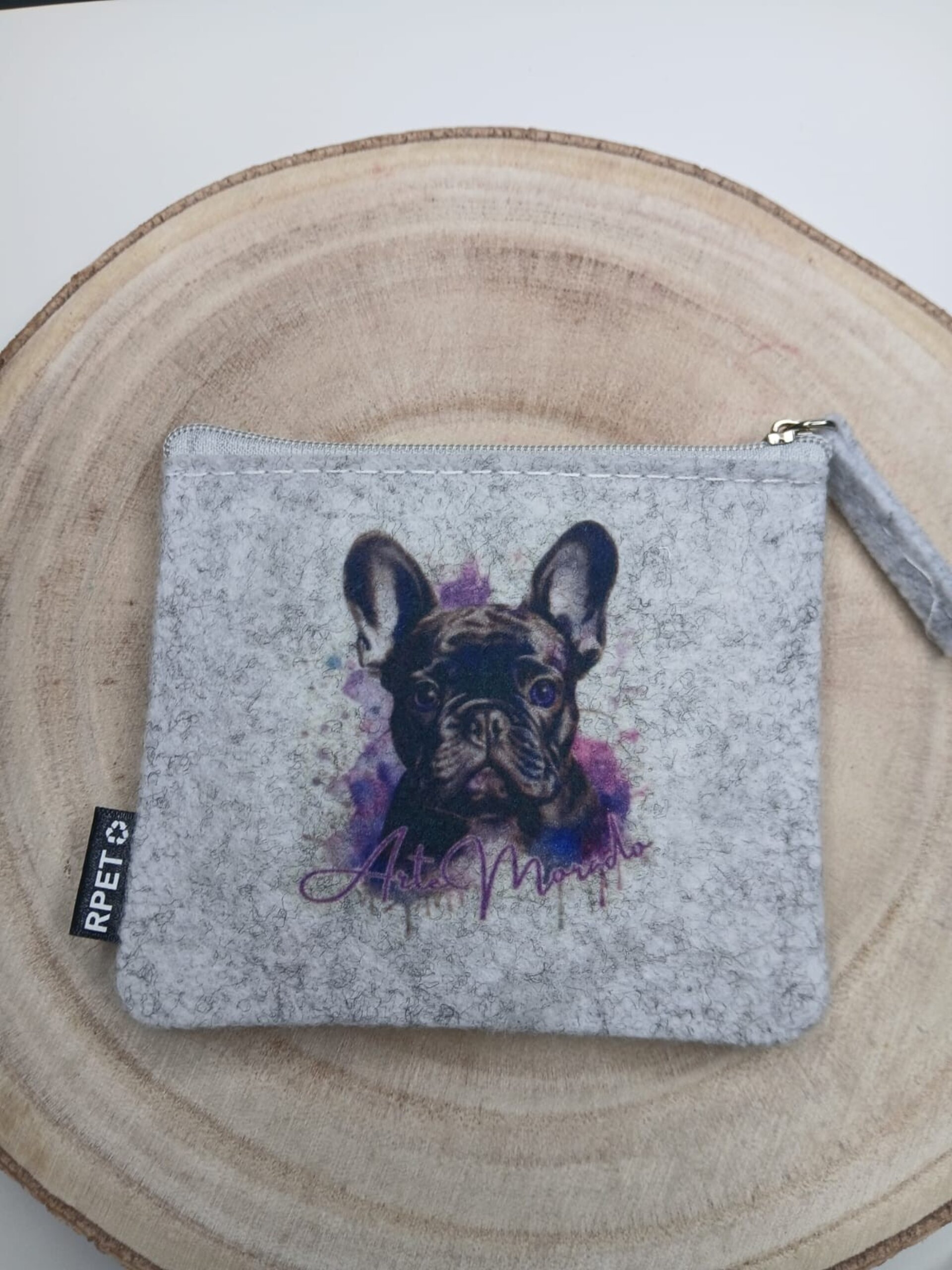 monedero morado - 1