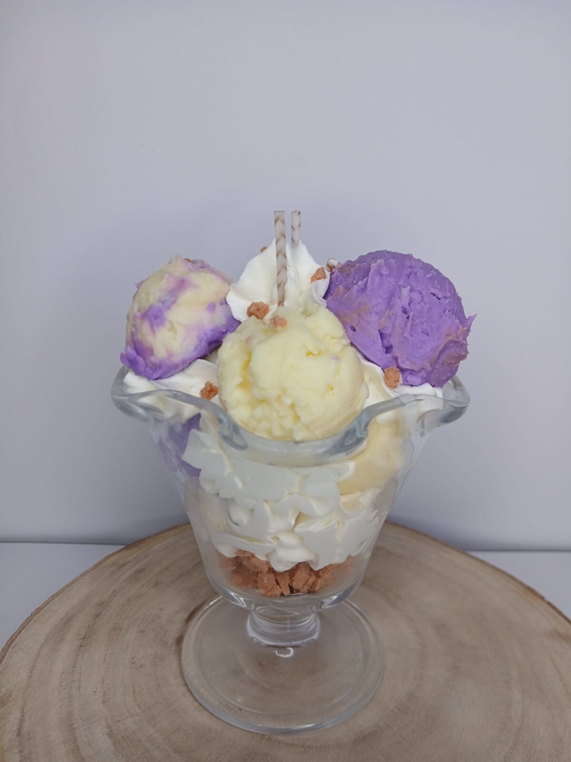 Vela decorativa Helado blackberry - 2